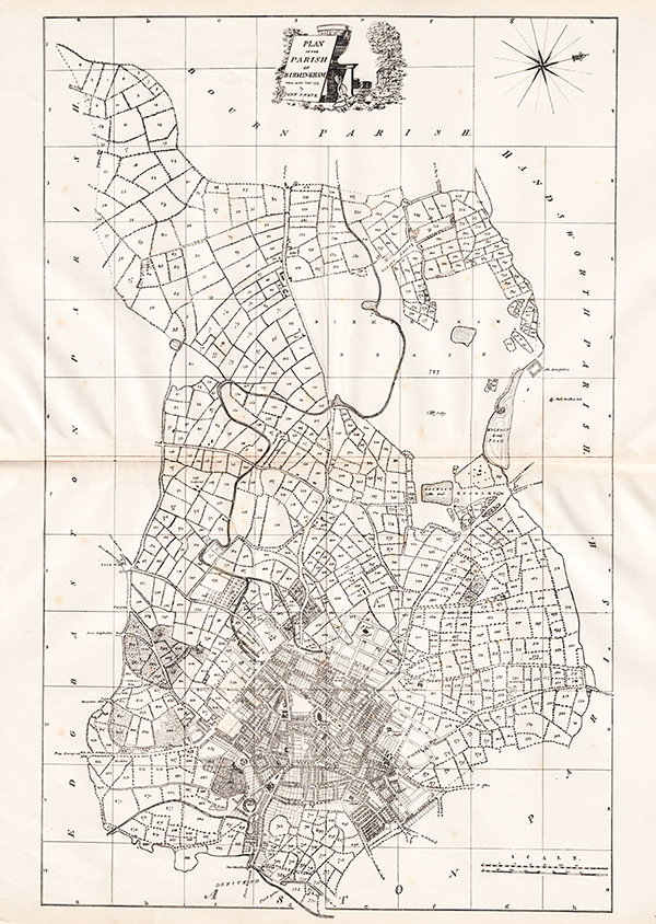 Plan of the Parish of Birmingham taken in the Year 1779 by John Snape