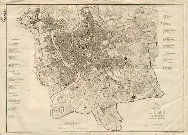 Rome  -  Plan by T Ettling