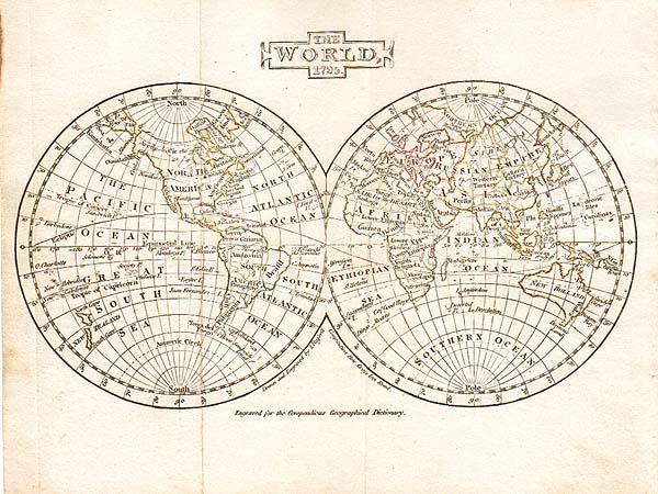 The World, 1795  -  J. Russell.