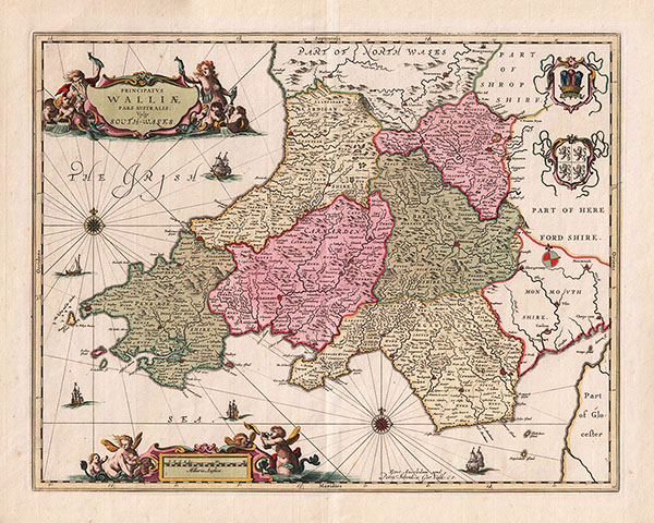 South Wales antique Maps