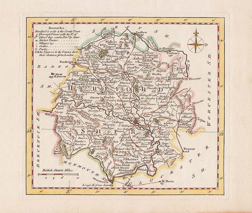 Herefordshire Maps
