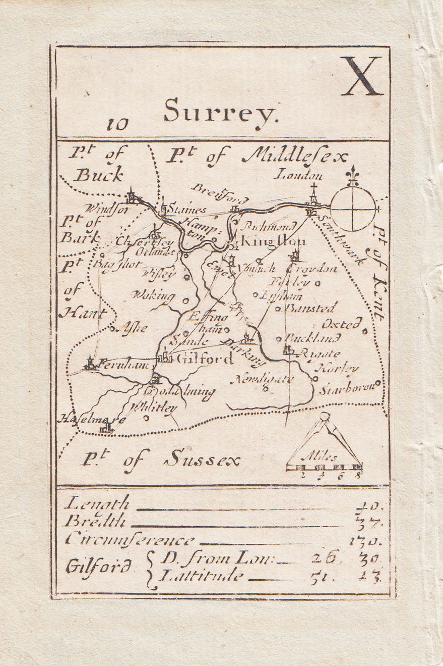 Playing Card Map - Morden/Turpin.