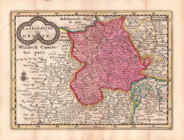 Landgraviat de Hesse  -   Pieter  Van der Aa 1659-1733