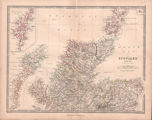Scotland  Northern Sheet by Keith Johnston FRSE