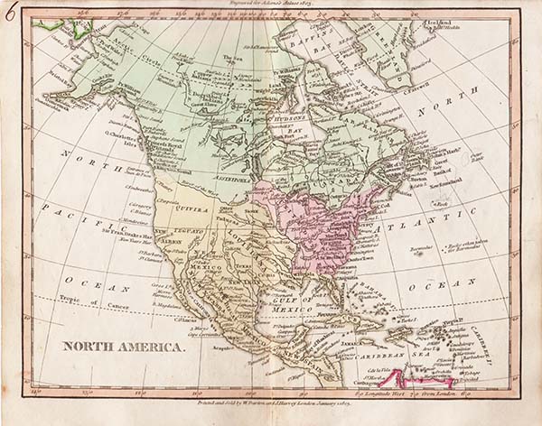 North America  -  Adams's Atlas