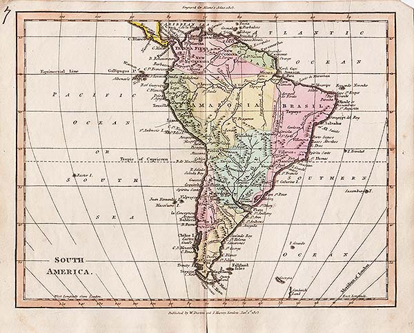 South America  -  Adams's Atlas