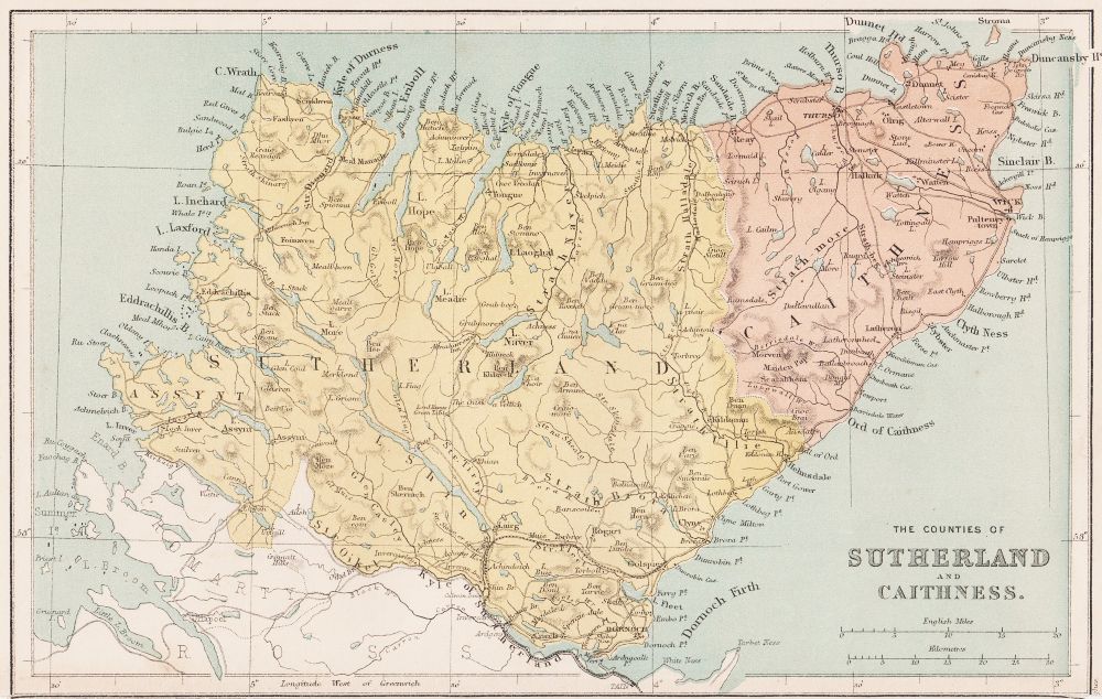 William Hughes - Counties of Sutherland and Caithness.