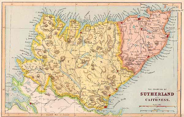 William Hughes  -  The Counties of Sutherland and Caithness
