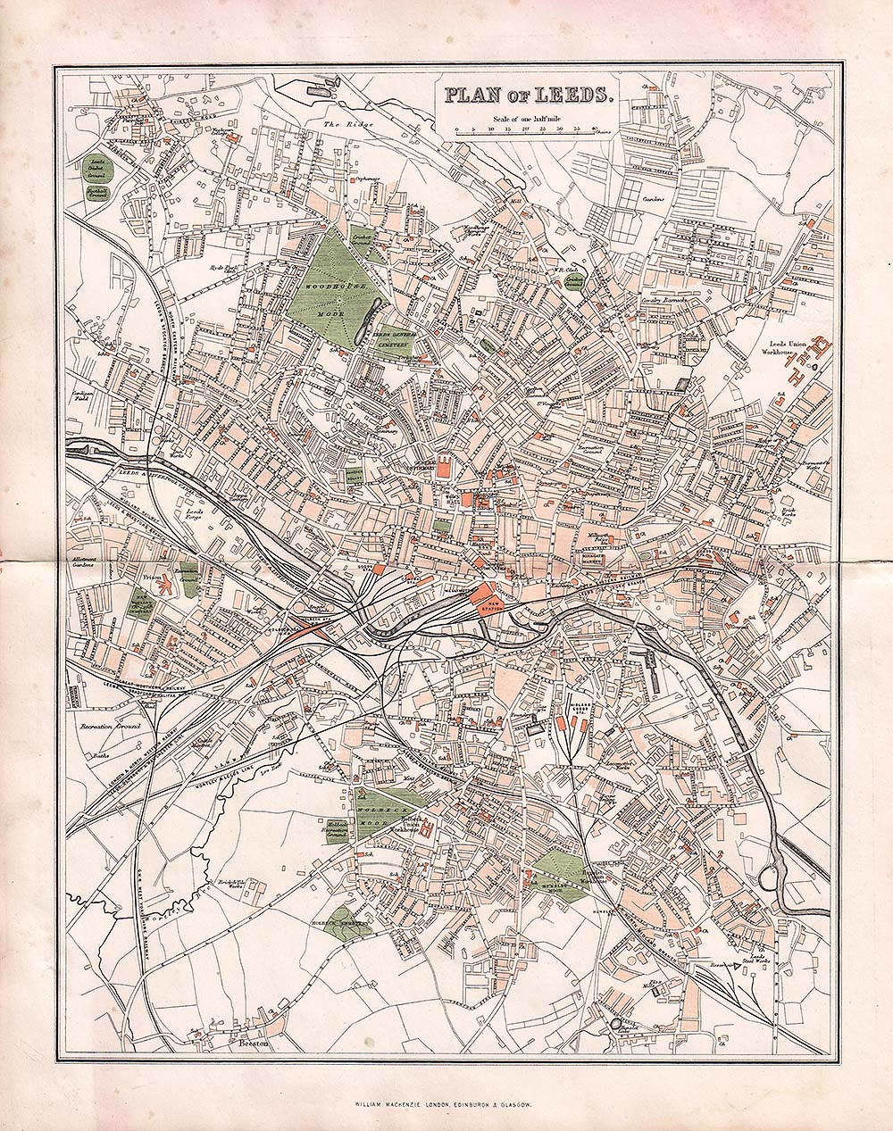 Plan of Leeds - William Mackenzie