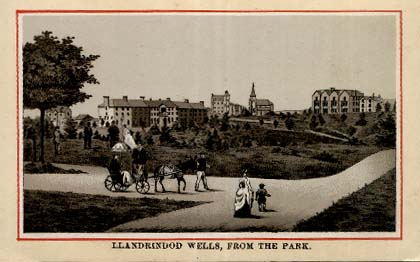 Llandrindod Wells from the Park