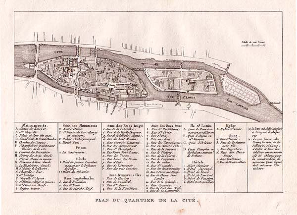 Plan du Quartier de la Cité 