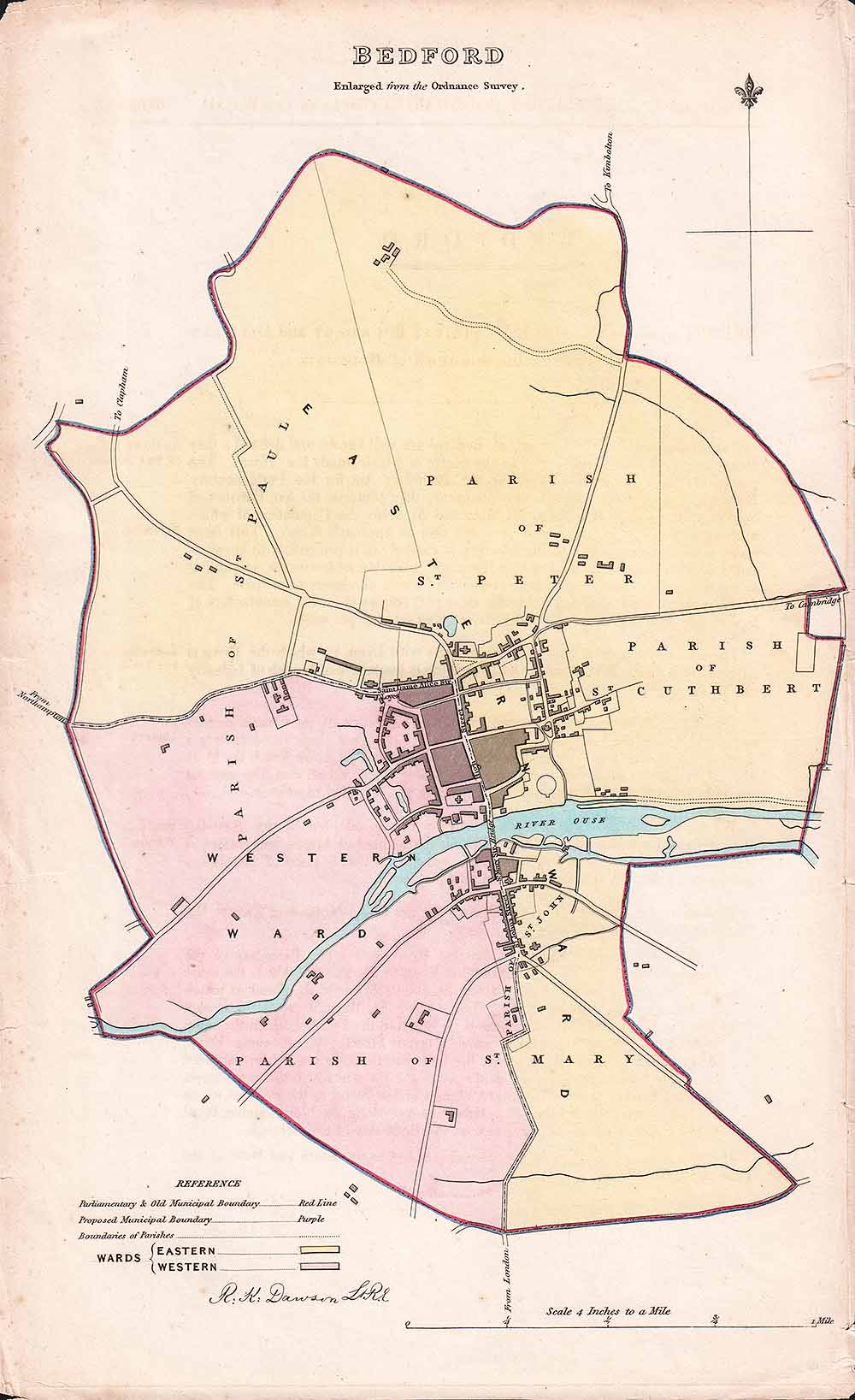 Bedford Town Plan - RK Dawson 