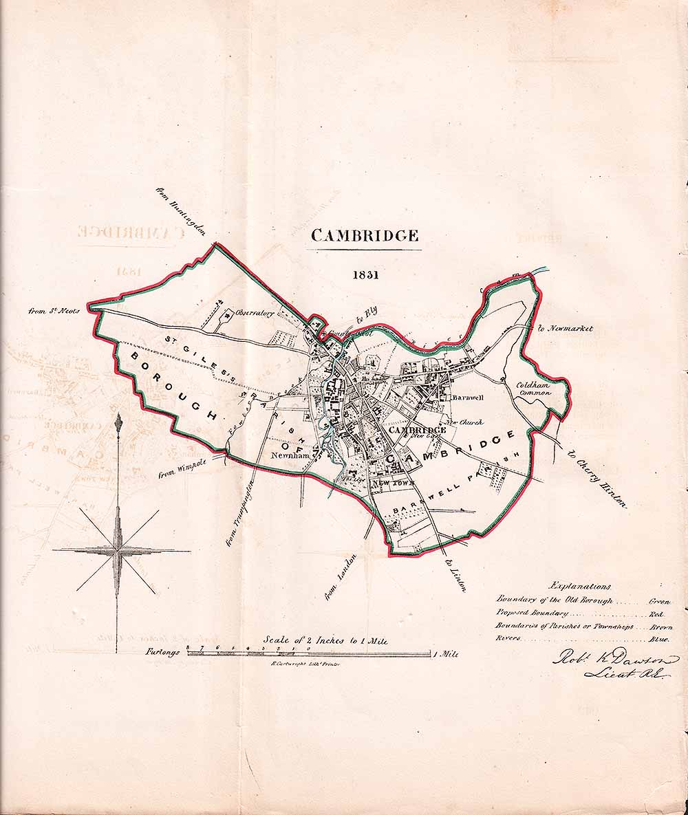Cambridge Town Plan - RK Dawson 