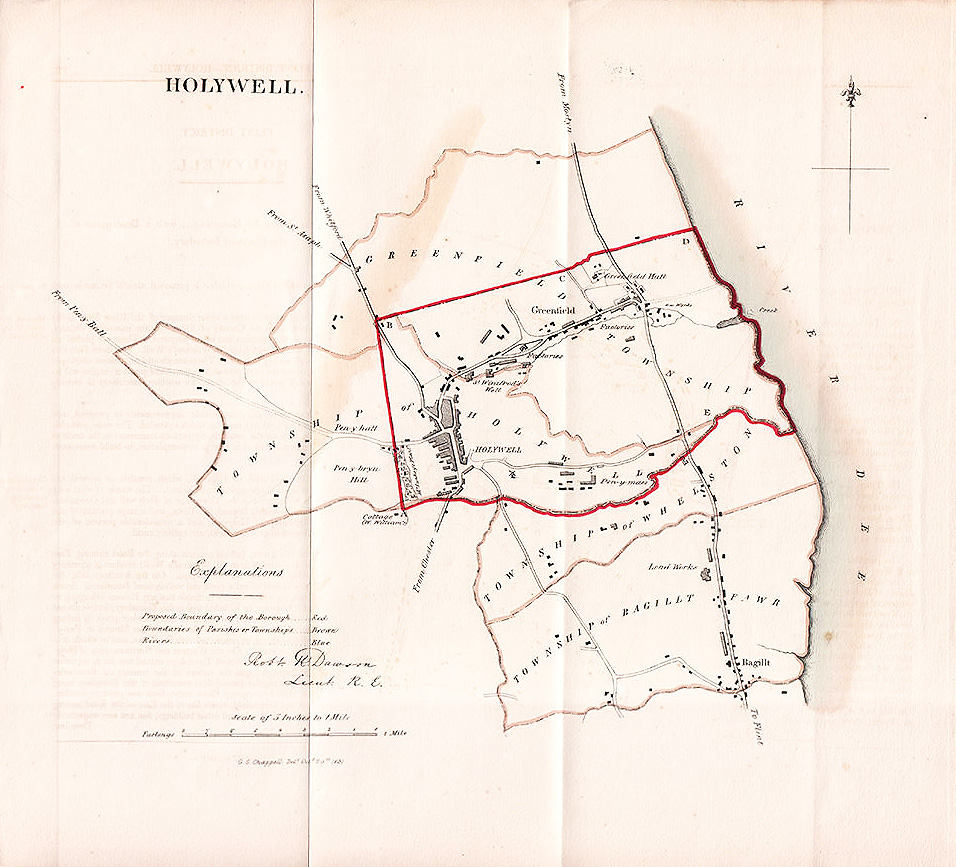 Holywell Town Plan - RK Dawson 
