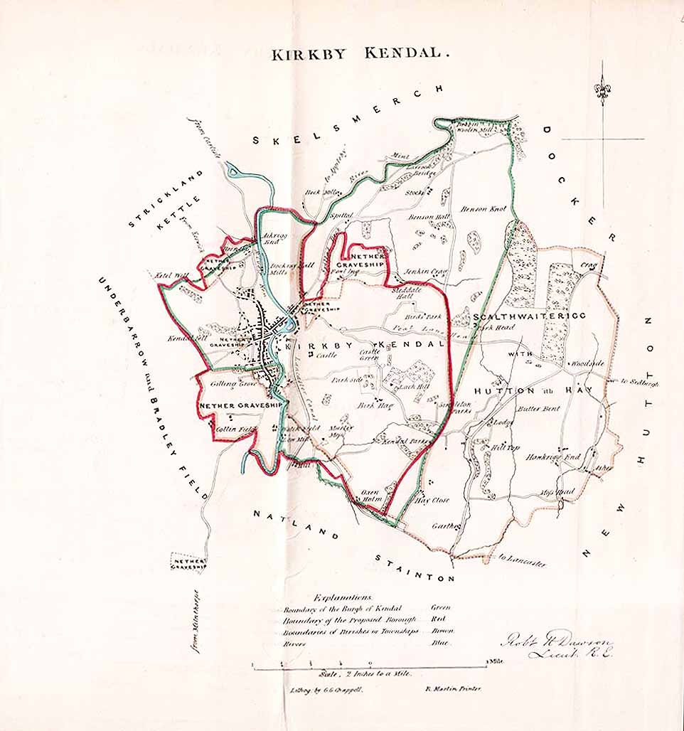 Kirby Kendal Town Plan - RK Dawson 