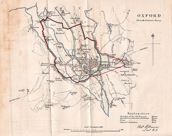 Oxford Town Plan - RK Dawson 