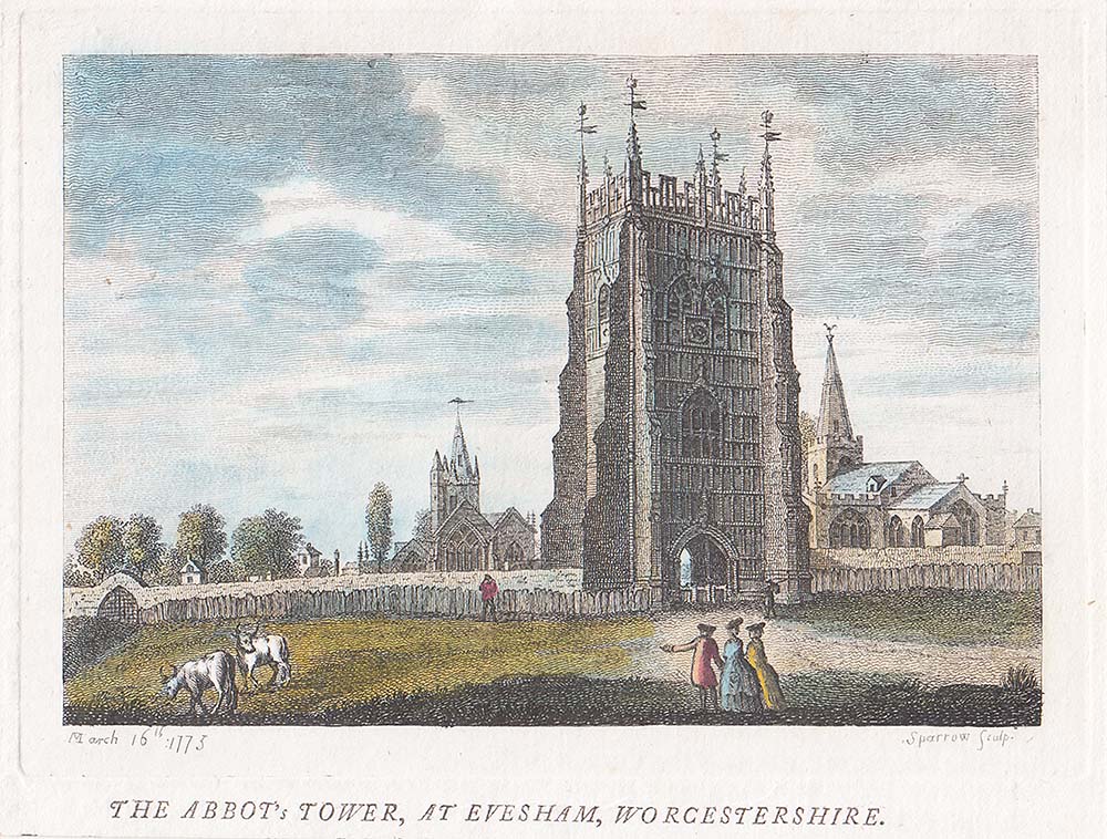 The Abbot's Tower at Evesham Worcestershire