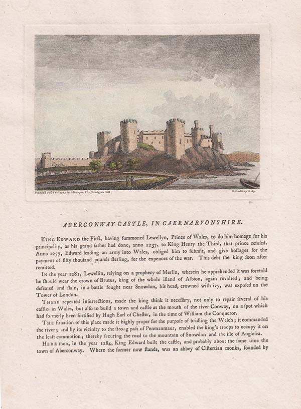 Aberconway Castle in Caernarvonshire