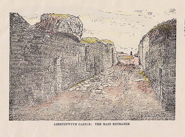 Aberystwyth Castle - The Main Entrance 