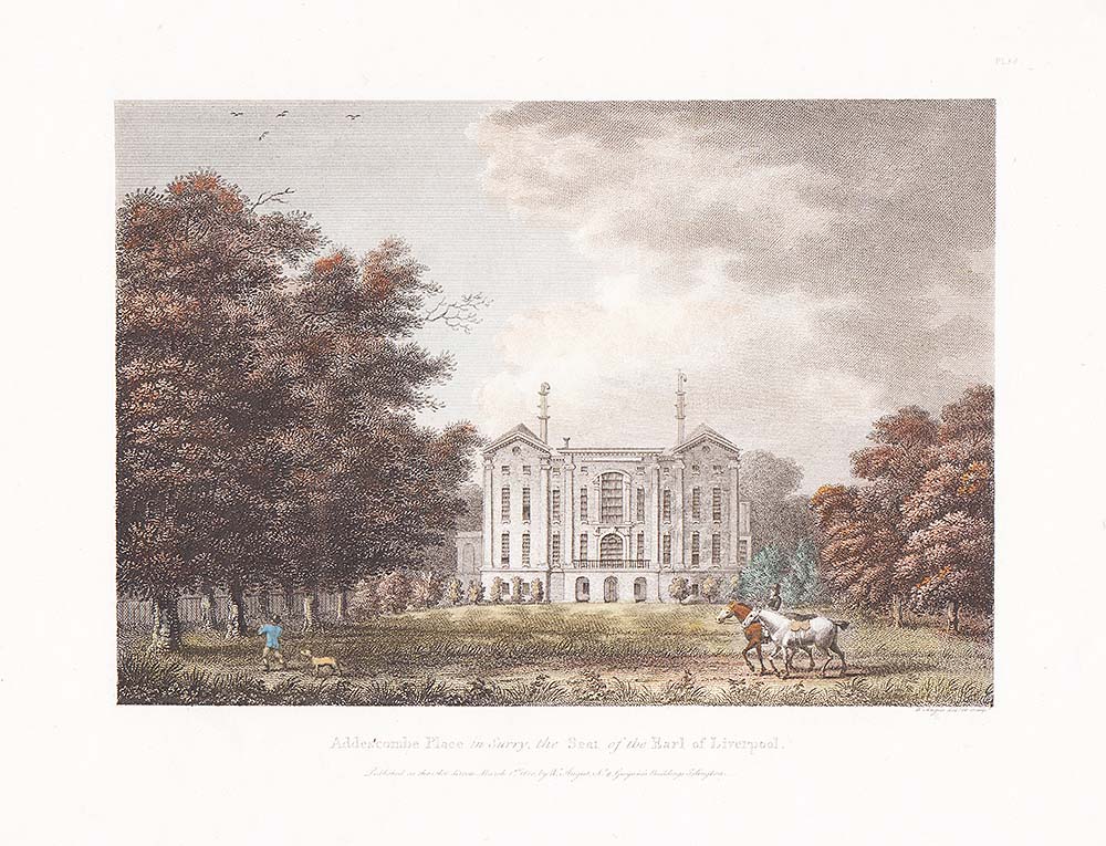 Addescombe Place in Surry the Seat of the Earl of Liverpool
