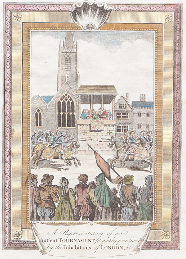A Representation of anAntient Tournament formerly practised by the Inhabitants of London &c
