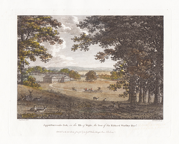 Appuldurcombe Park in the Isle of Wight the Seat of Sir Richard Worsley  Bart