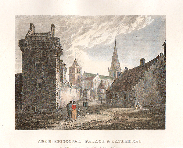 Archiepiscopal Palace & Cathedral as they stood in the year 1790