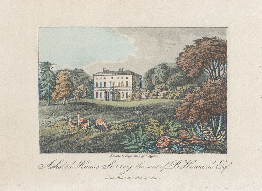 Ashsted House Surrey the Seat of B Howards Esq
