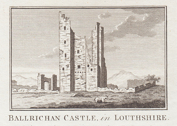 Ballrichan Castle in Louthshire 