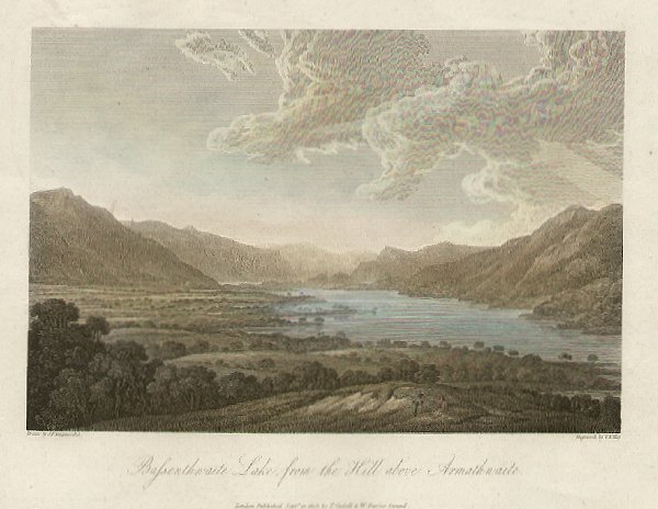 Bassenthwaite Lake from the hill above Armathwaite
