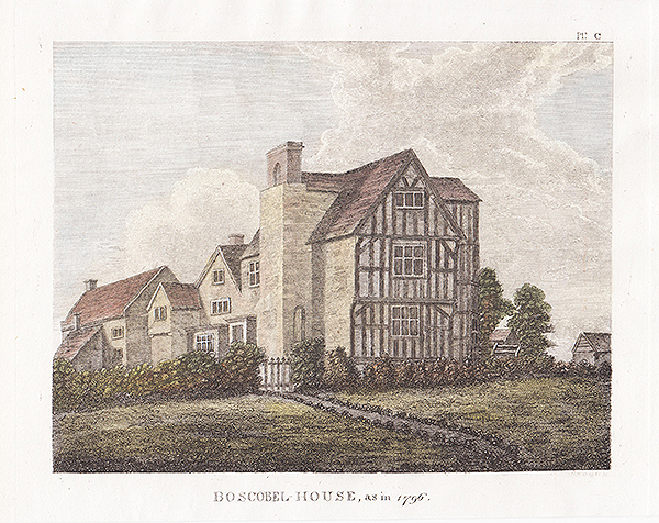 Boscobel House as in 1796 