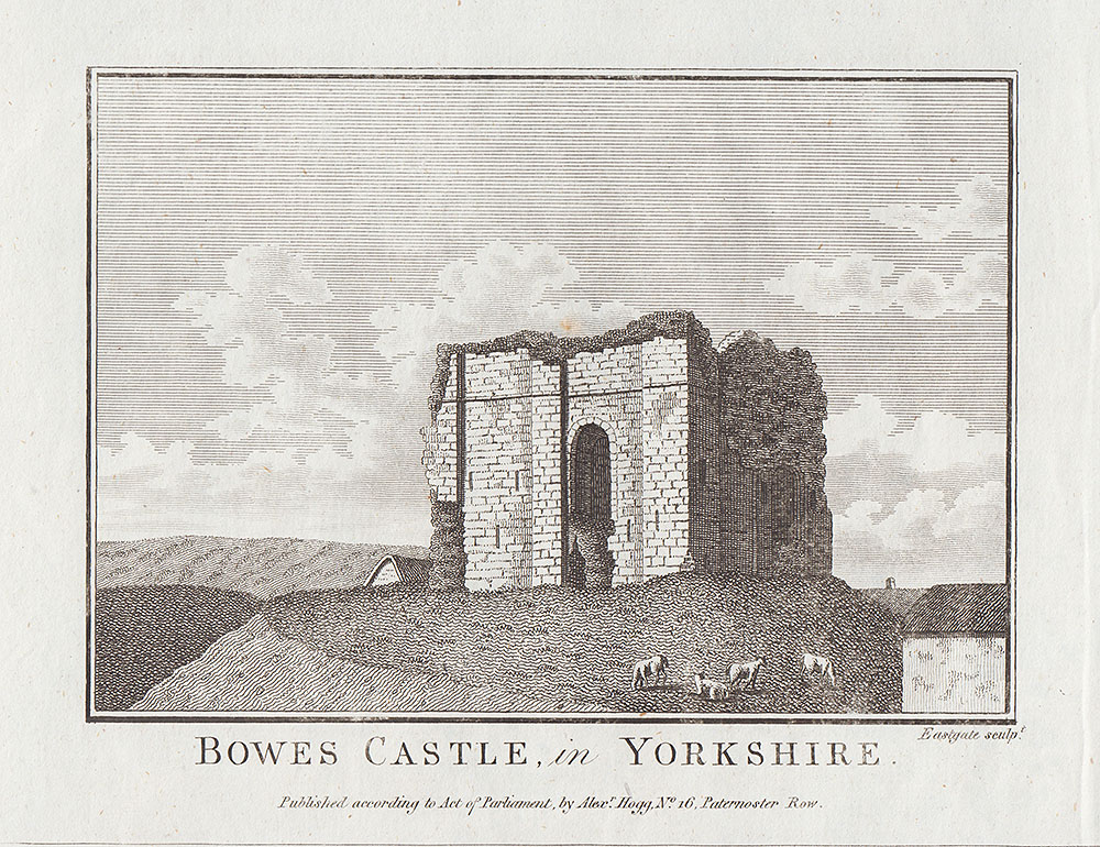 Bowes Castle in Yorkshire 
