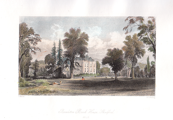 Bradstone Brook House Shalfors 1848