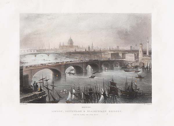 London Southwark & Blackfriars Bridges
