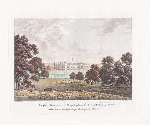 Burghley House in Northamptonshire the Seat of the Earl of Exeter 