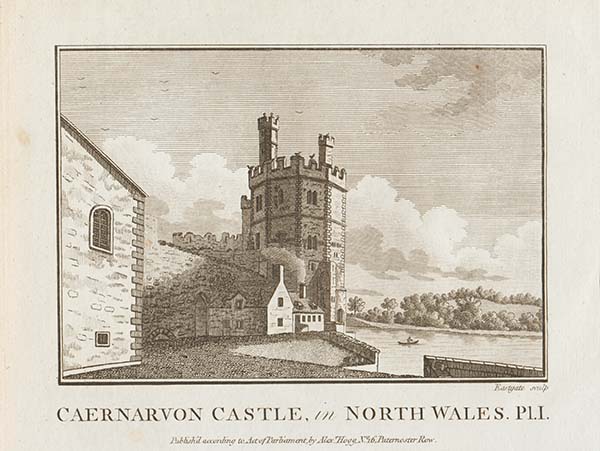 Caernarvon Castle in North Wales Plate 1