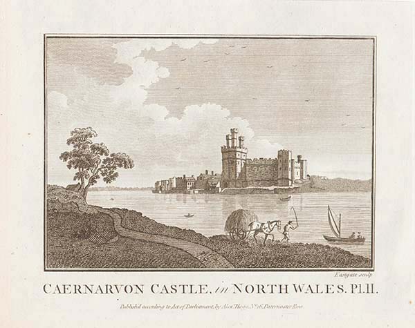 Caernarvon Castle in North Wales Plate 2