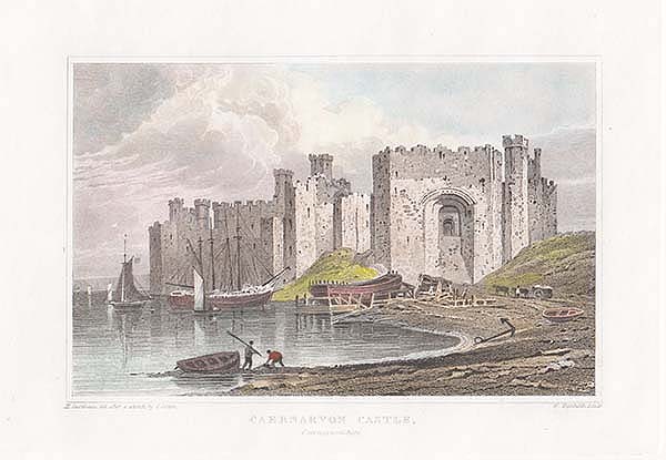 Caernarvon Castle Caernarvonshire 