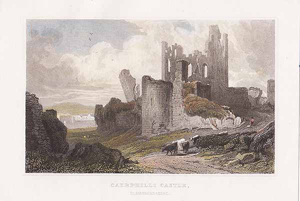 Caerphilli Castle Glamorganshire