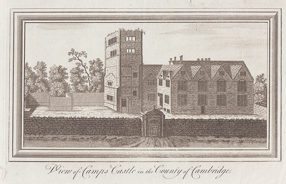 View of Camps Castle in the County of Cambridge