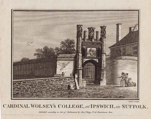 Cardinal Wolsey's College at Ipswich in Suffolk