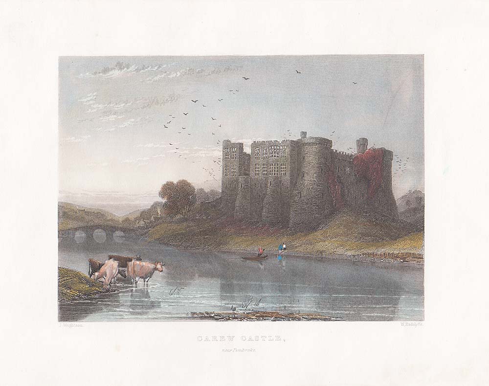 Carew Castle near Pembroke