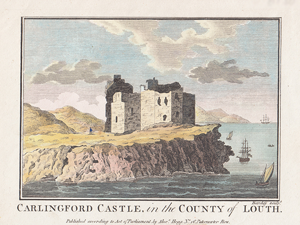 Carlingford Castle in the County of Louth