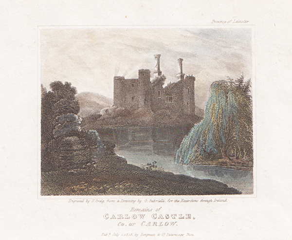 Remains of Carlow Castle Co of Carlow 