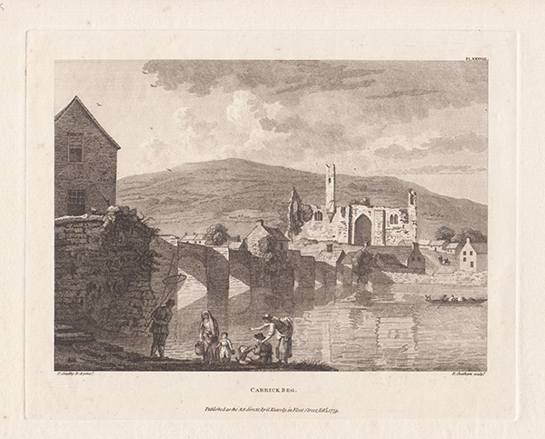 Castle and Town of Carrick and Abbey of Carrick - beg