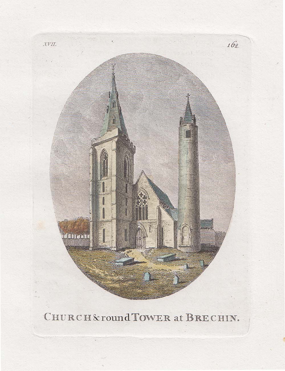 Church and round Tower at Brechin.