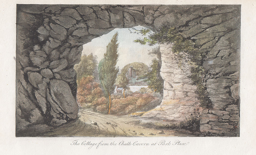 The Cottage from the Chalk Cavern at Park Place