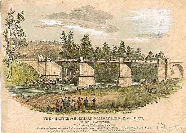 The Chester & Holyhead Railway Bridge Accident Chester May 24th 1847