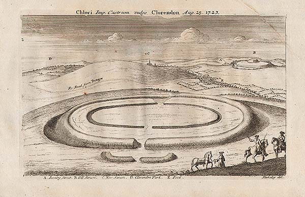 Chlori Imp Castrum Clorendon Aug 25 1723