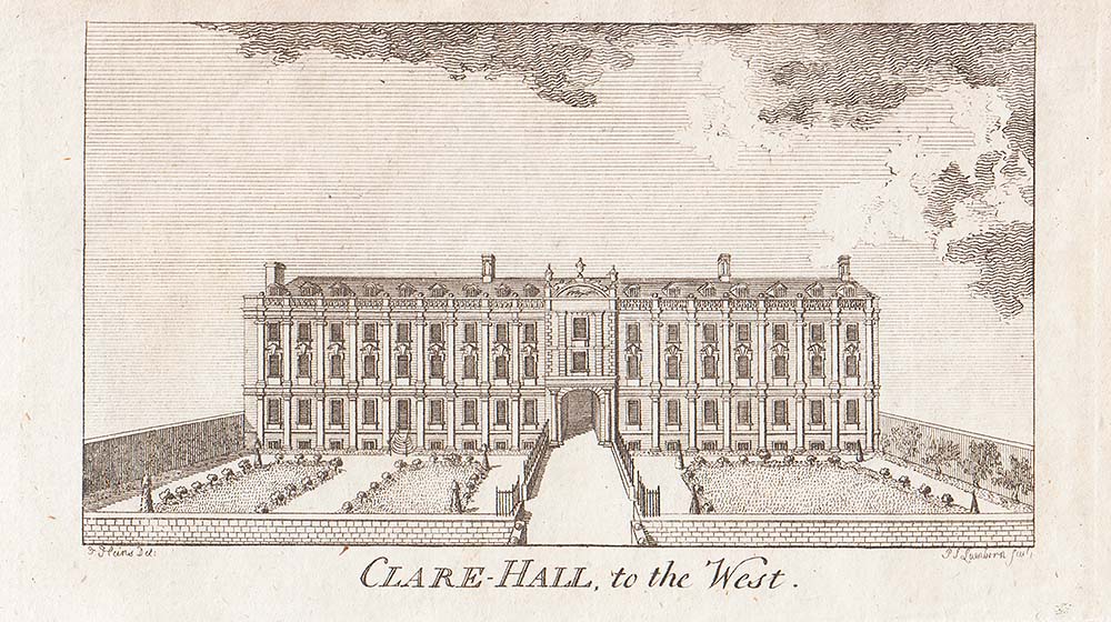 Clare Hall to the West.